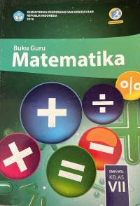 Image of Buku Guru MATEMATIKA SMP/MTS KLS VII 2017